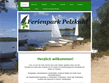 Tablet Screenshot of ferienpark-pelzkuhl.de